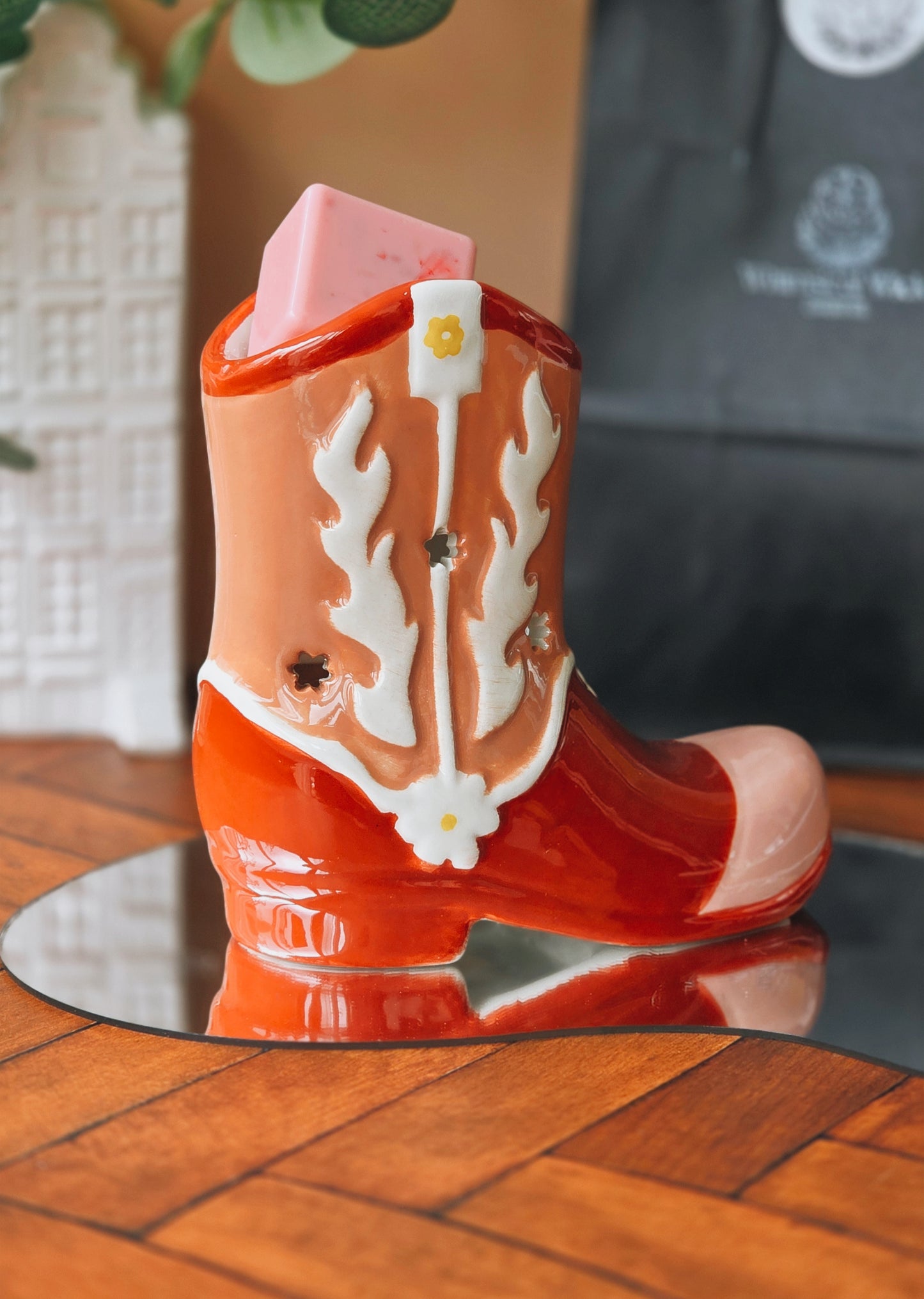 Cowboy Boot Wax Warmer